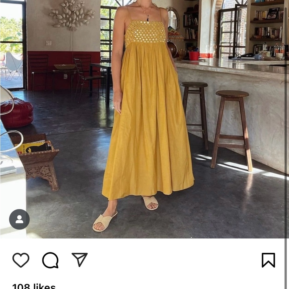 Chan Luu Yellow Maxi Dress